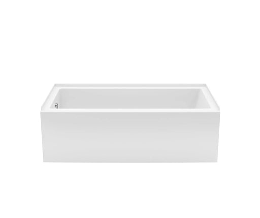 Maax Rubix 6030 AFR Acrylic Alcove Right-Hand Drain Bathtub in White - Plumbing Market