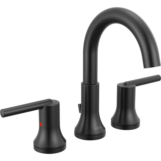 Delta Widespread Lavatory Faucet W/ Metal Pop-Up 3559-BLMPU-DST - Plumbing Market