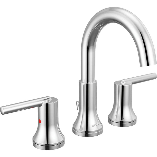 Delta Widespread Bath Faucet W/ Metal Pop-Up 3559-MPU-DST - Plumbing Market