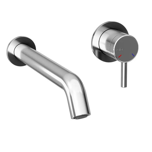 Rubi Vertigo W-Mounted Basin Faucet With Flanges W/O Drain Chrome RVT17RWDCC - Plumbing Market