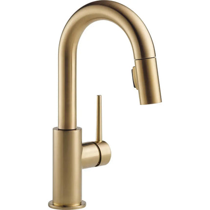 Delta Trinsic Pull-Down Bar/Prep Faucet 9959-CZ-DST - Plumbing Market