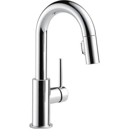 Delta Trinsic Pull-Down Bar/Prep Faucet 9959-DST - Plumbing Market