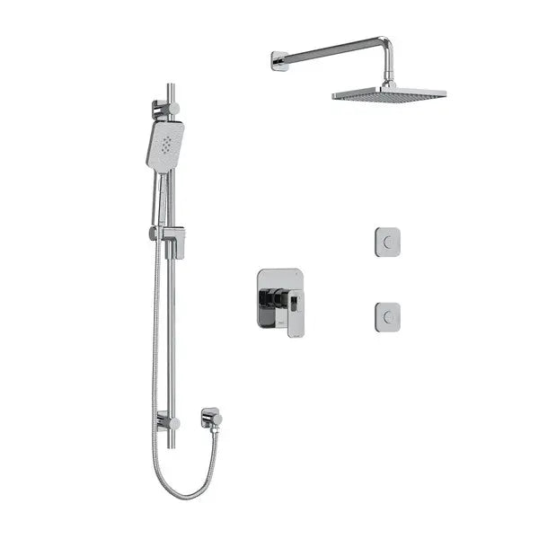 Riobel Equinox Thermostatic 3-Way Shower System 2 Body Jets - Plumbing Market