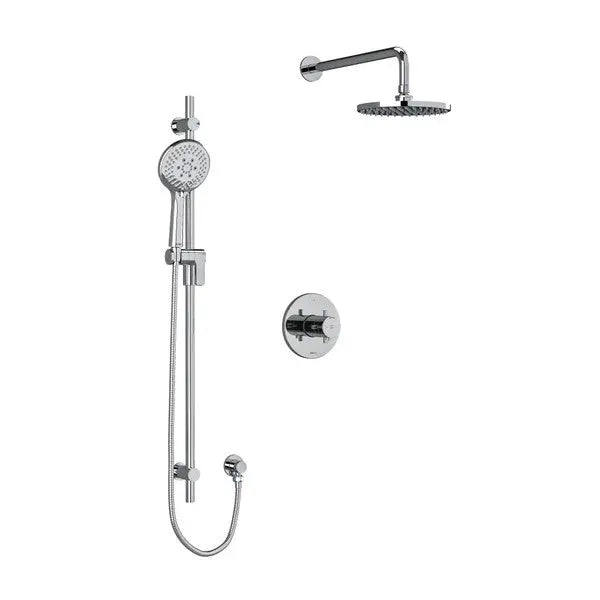 Riobel Pallace Collection Shower Kit 323 With Cross Handles Trim Only - Plumbing Market