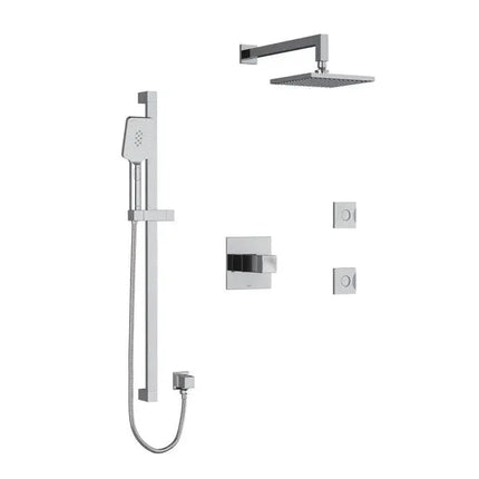 Riobel Reflet 3-Way Shower Faucet System With 2 Body Jets - Plumbing Market