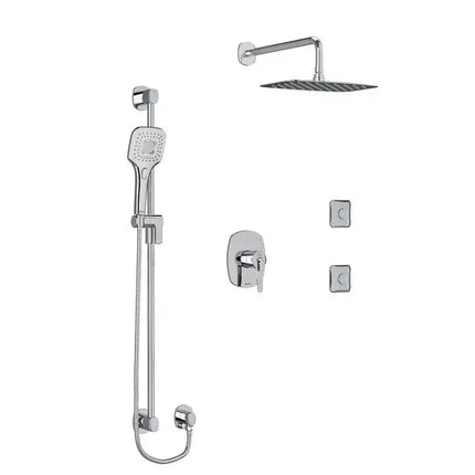 Riobel Venty Thermostatic 3-Way Shower Faucet With 2 Body Jets - Plumbing Market