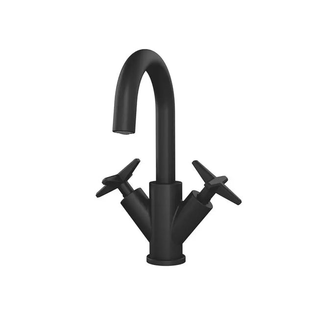 Rubi Lexa Single Hole Basin Faucet Without Drain Matte Black RLX11WDBK - Plumbing Market