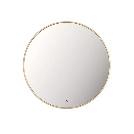 Rubi Miro Led Mirror 660X660Mm Backlight Round Gold RMI66BOR - Plumbing Market