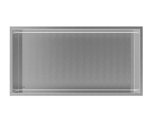 Rubi Nikia Recessed Niche 24’’ Brushed Inox RNK24-IB - Plumbing Market