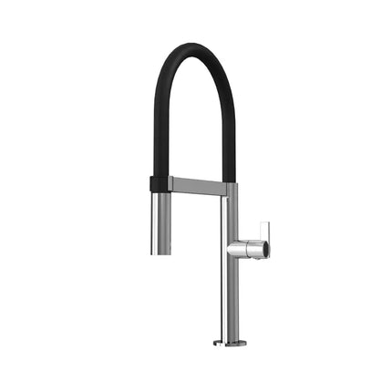 Rubi Nina Kitchen Faucet 2Jets Hand-Spray (Silicon Black Flex) Chrome RNI91D2SCC - Plumbing Market