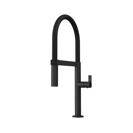 Rubi Nina Kitchen Faucet 2Jets Hand-Spray (Silicon Black Flex) Matte Black RNI91D2SBK - Plumbing Market