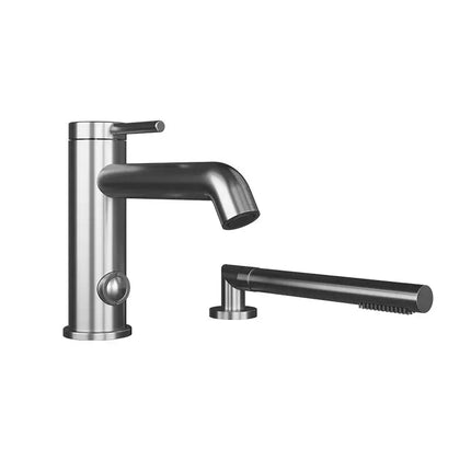 Rubi Vertigo 2 Pcs Bathtub Faucet Stainless Steel RVT22DIX - Plumbing Market