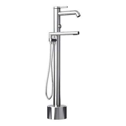 Rubi Vertigo Freestanding Bathtub Faucet Chrome RVT21XDCC - Plumbing Market