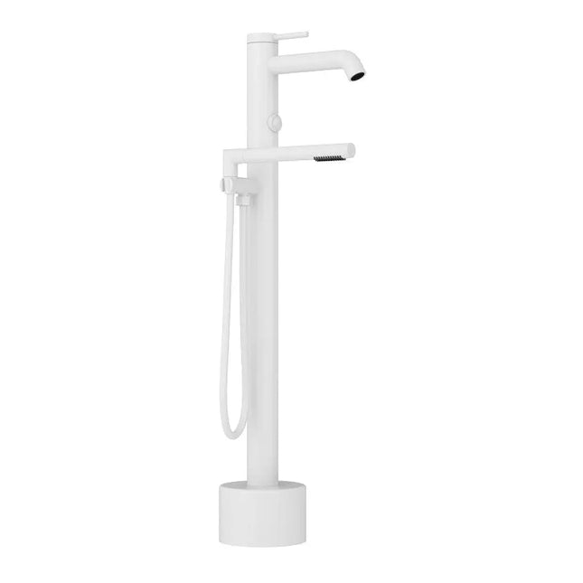 Rubi Vertigo Freestanding Bathtub Faucet Matte White RVT21XDWH - Plumbing Market