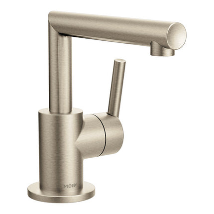 Moen Arris Brushed Nickel One-Handle High Arc Bathroom Faucet  S43001BN - Plumbing Market