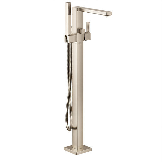 Moen 90 Degree Brushed Nickel One-Handle Tub Filler Includes Hand Shower  S905BN - Plumbing Market