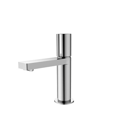 STYLISH Single Handle Modern Bathroom Basin Sink Faucet in Polished Chrome Finish  B-104C - Plumbing Market