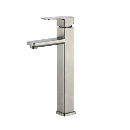 STYLISH Single Hole Single-Handle Vessel Bathroom Faucet in Brushed Nickel B-121B - Plumbing Market