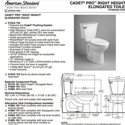 American Standard Toilet 