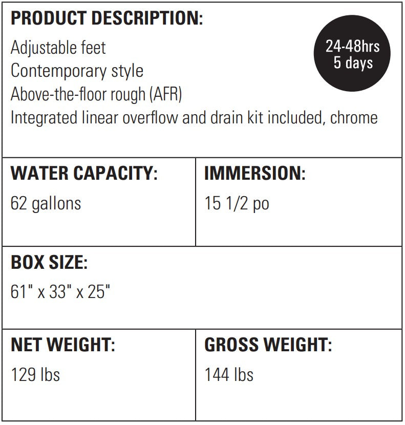 Produits Neptune Munich F2 6032 Freestanding Bathtub – Plumbing Market