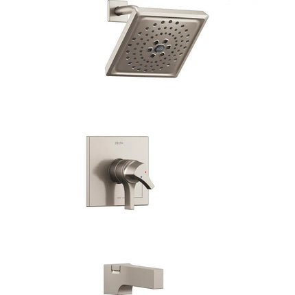 Delta 17 Series Multichoice H2Okinetic Tub/Shower Trim T17474-SS - Plumbing Market