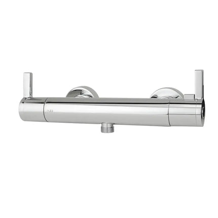 Rubi External Thermo. Bath/ Shower Valve Chrome With Ada Handle RTH66W3ACC - Plumbing Market