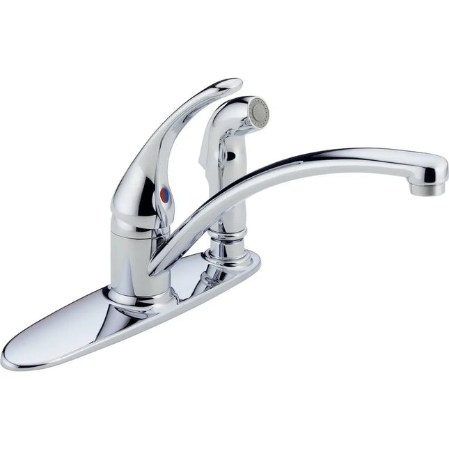 Delta 1H Kitchen Deck Faucet W/Sprayer B3310LF-30 - Plumbing Market