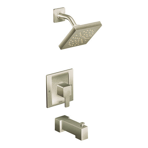 Moen 90 Degree Brushed Nickel Posi-Temp® Eco-Performance Tub/Shower  TS2713EPBN - Plumbing Market