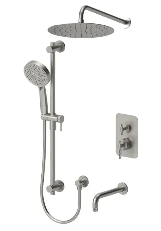 Tenzo Bellacio BET33-501125-C Thermostatic Shower Faucet 12 Inch Head - Plumbing Market