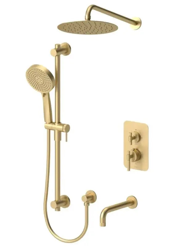 Tenzo Bellacio BET33-501125-F Thermostatic Shower Faucet 12 Inch Head - Plumbing Market