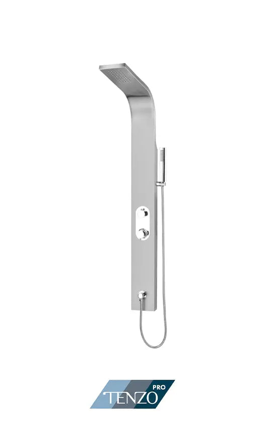 Tenzo Evolo Pressure Balance Shower Column Stainless Steel - Plumbing Market