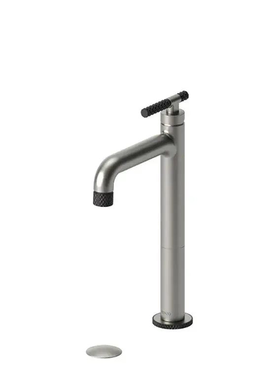 Tenzo Signature C Tall Vessel Sink Bathroom Faucet Knurl Design - Plumbing Market