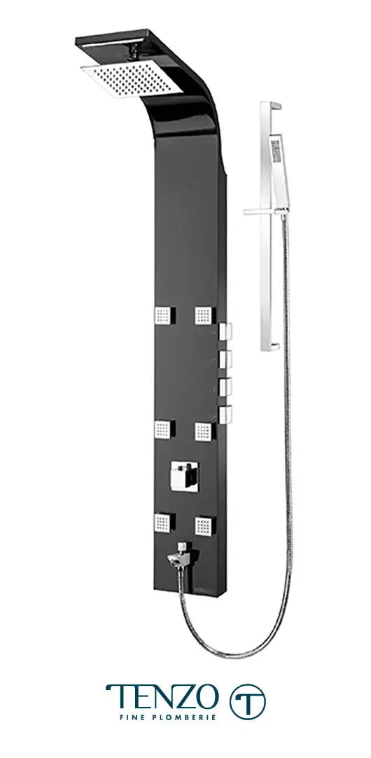 Tenzo Thermostatic Shower Column Stainless Steel 4 Functions - Plumbing Market