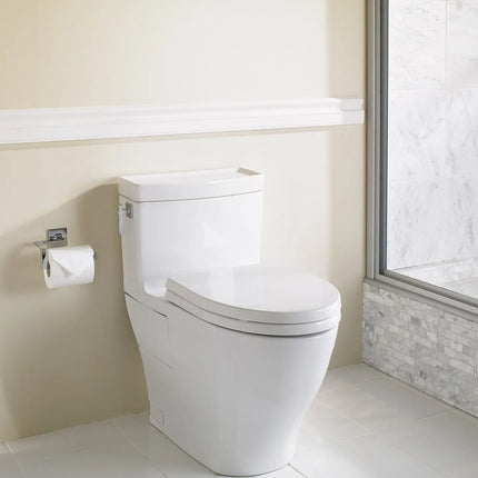 Toto Aimes One Piece Toilet 1.28GPF Elongated Bowl Washlet+ Design - Plumbing Market