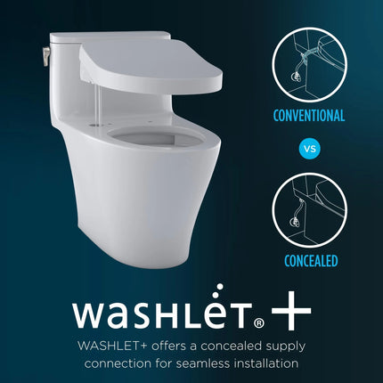 Toto Aquia IV One Piece Elongated Dual Flush Toilet With C5 Washlet - Plumbing Market