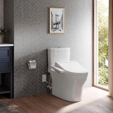 Toto Aquia IV Washlet+ C2 Two Piece Dual Flush Elongated Toilet - Plumbing Market