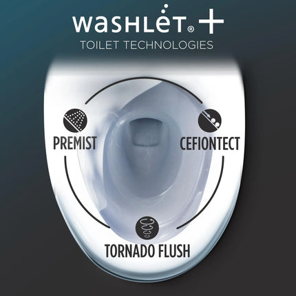 Toto Aquia IV Washlet+ C2 Two Piece Dual Flush Elongated Toilet - Plumbing Market