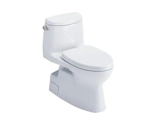 Toto Carlyle II 1.28gpf Elongated Bowl ADA Skirted Toilet Less Seat - CST614CEFGAT40#01 - Plumbing Market