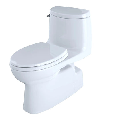 Toto Carlyle II 1.28gpf Elongated Bowl ADA Skirted Toilet Less Seat - CST614CEFGAT40#01 - Plumbing Market