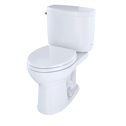 Toto Drake II Two Piece Toilet Round Bowl Less Seat 1.28 GPF - Plumbing Market