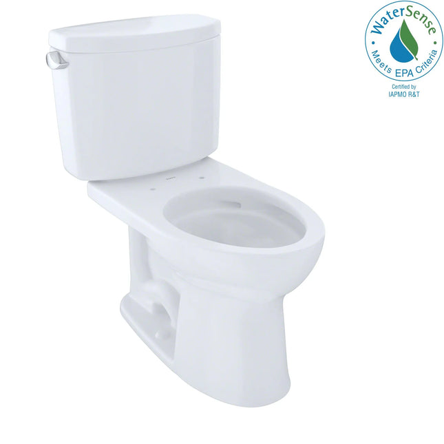 Toto Drake II Two-piece Elongated Toilet Less Seat 1.28 Gpf - Plumbing Market