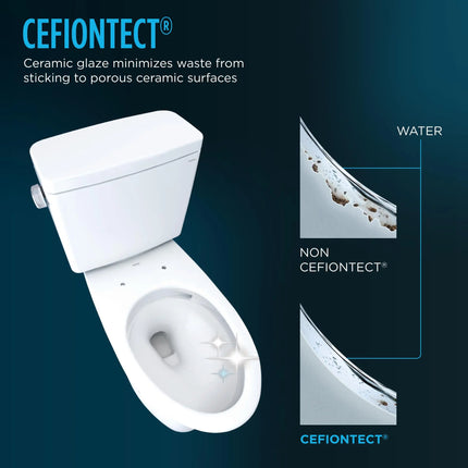 Toto Drake Transitional Two-piece Toilet With C5  Washlet Bidet Seat - 1.28 Gpf - Plumbing Market