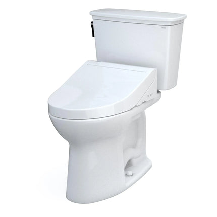 Toto Drake Transitional Two-piece Toilet With C5  Washlet Bidet Seat - 1.28 Gpf - Plumbing Market