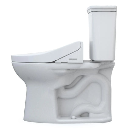 Toto Drake Transitional Two-piece Toilet With C5  Washlet Bidet Seat - 1.28 Gpf - Plumbing Market