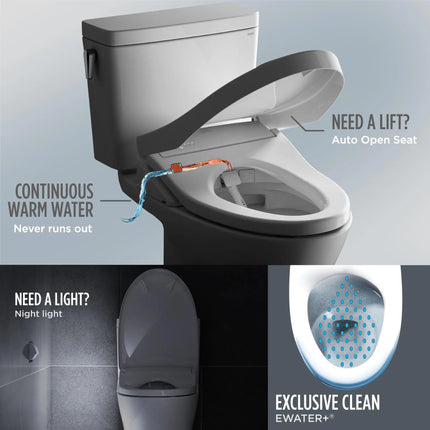 Toto Nexus Washlet S7A One Piece Toilet 1.0 GPF With Auto Flush - Plumbing Market