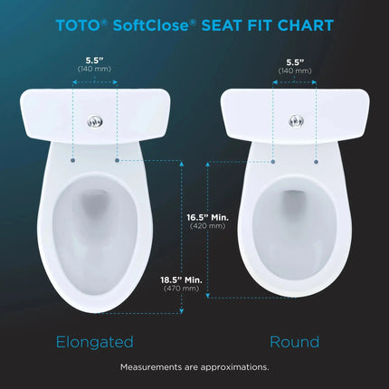 Toto Soft Close Round Front Toilet Seat