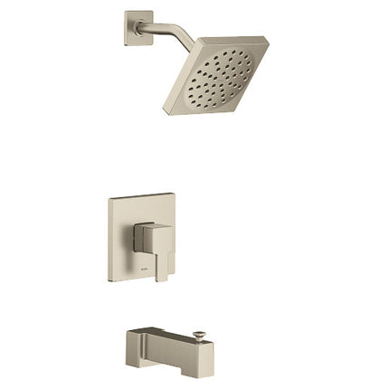 Moen 90 Degree Brushed Nickel M-CORE 2-Series Tub/Shower  UTS2713EPBN - Plumbing Market