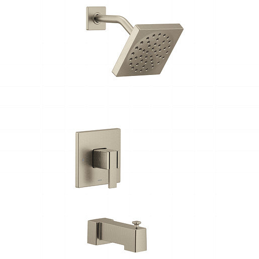 Moen 90 Degree Brushed Nickel M-CORE 3-Series Tub/Shower  UTS3713BN - Plumbing Market