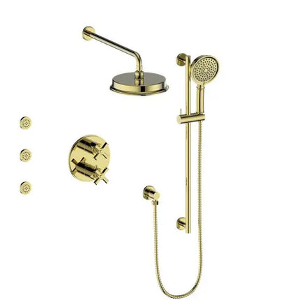 Vogt Zehn 3-Way Th Shower Kit With Body Jets Bg SET.Z4.320.810.BG - Plumbing Market