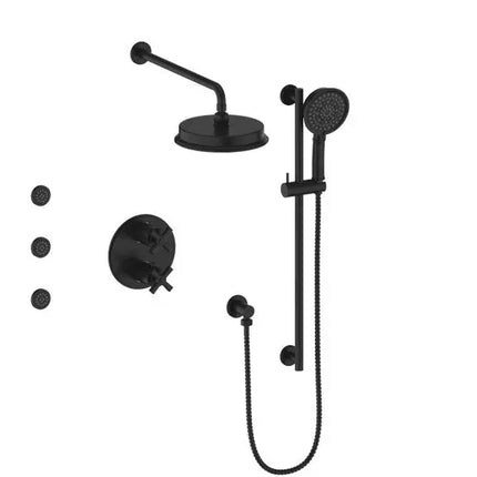 Vogt Zehn 3-Way Th Shower Kit With Body Jets Mb SET.Z4.320.810.MB - Plumbing Market